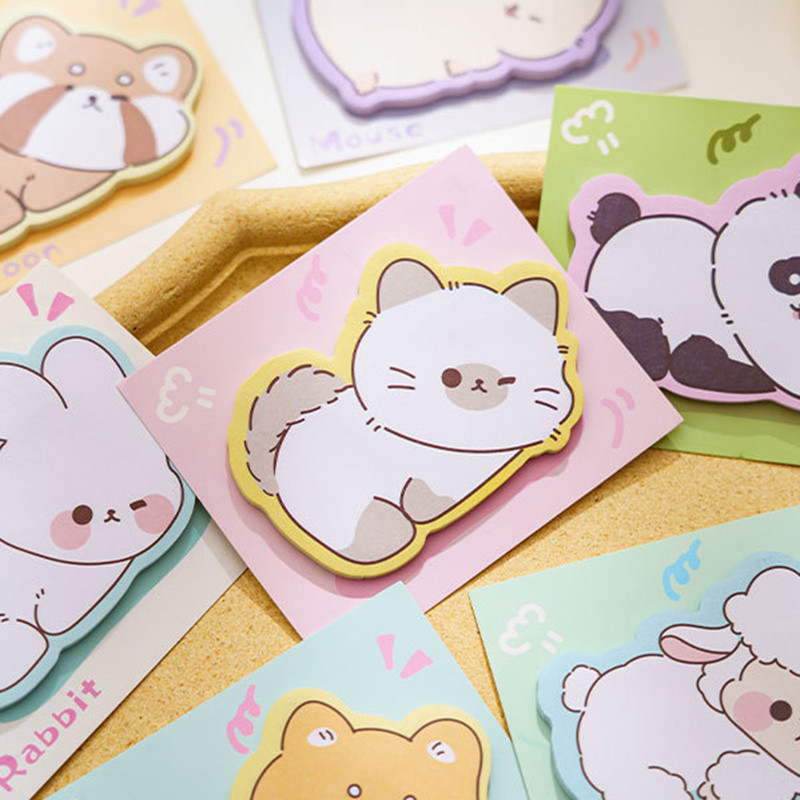 โพสต์อิทโน้ต Sticky Note Sticky Note Paper Special-Shaped Sticky Note การ์ตูนน่ารัก n ครั้งสติกเกอร์