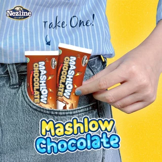 [ โปร 2 แถม 1 ] MASHLOW มาร์ชโล่กล่อง 120g ช็อกโกแลตเคลือบมาร์ชเมลโล่แท่ง มีฮาลาล ช็อกโกแลต มาร์ชเมลโล่ สตรอว์เบอร์รี