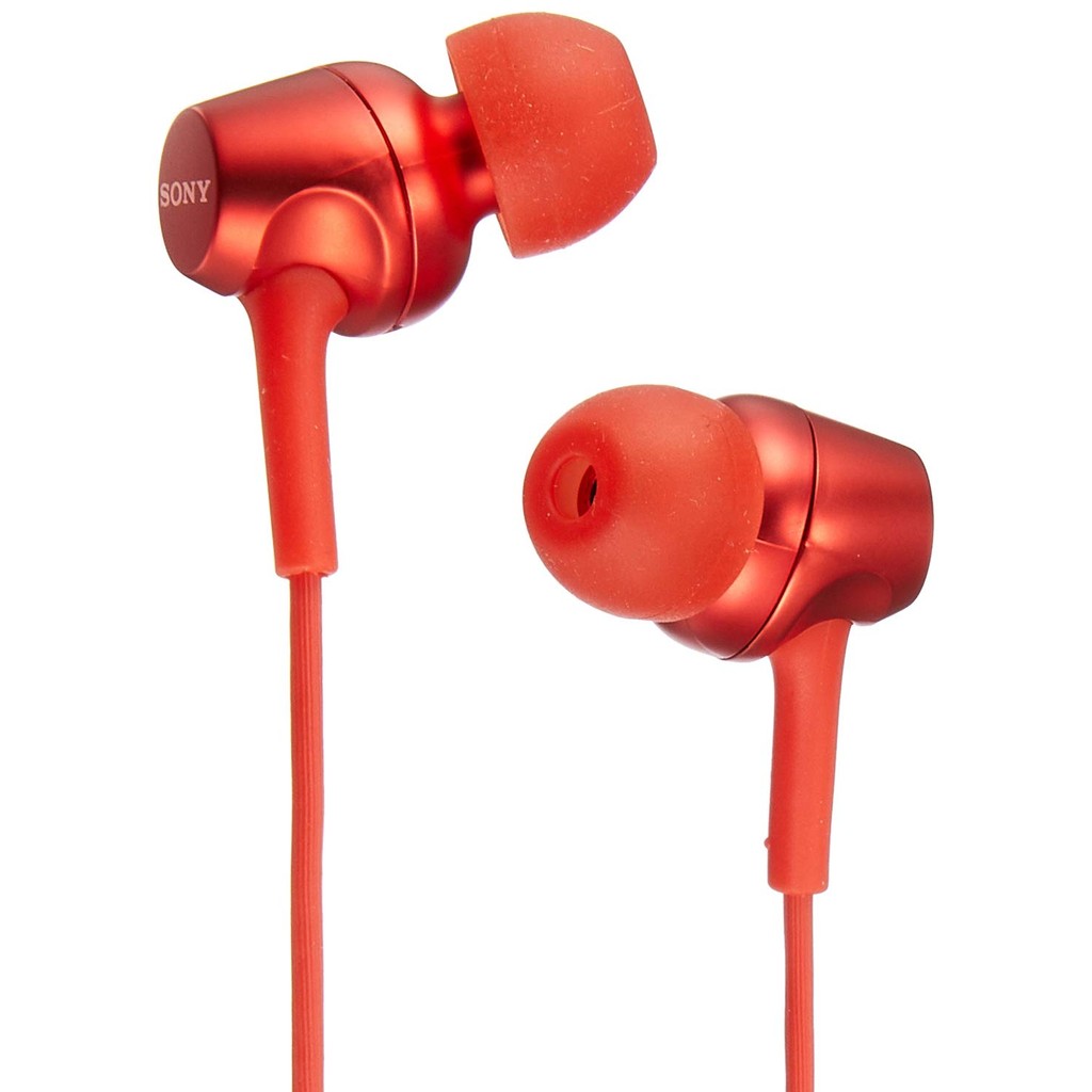 Sony Earphones MDR-EX255AP: In-Ear Remote/Mic Red MDR-EX255AP R