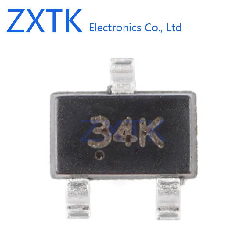 ใหม่ IC CHIP 20 ชิ้น/ล็อต 34K CJ3134KW SOT-323 CJ3134KDW SOT-363 N-channel 20V 750mA MOSFET field-E 