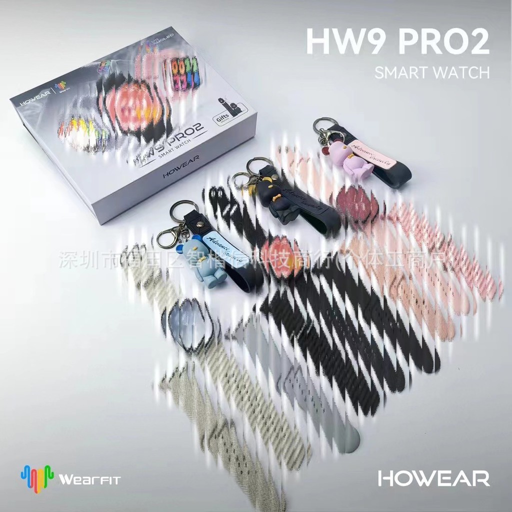 HW9Pro2 สมาร์ทนาฬิกาชุดกล่องของขวัญ ChatGPT การควบคุมท่าทาง Ai Assistant NFC เพลงเล่น IP67
