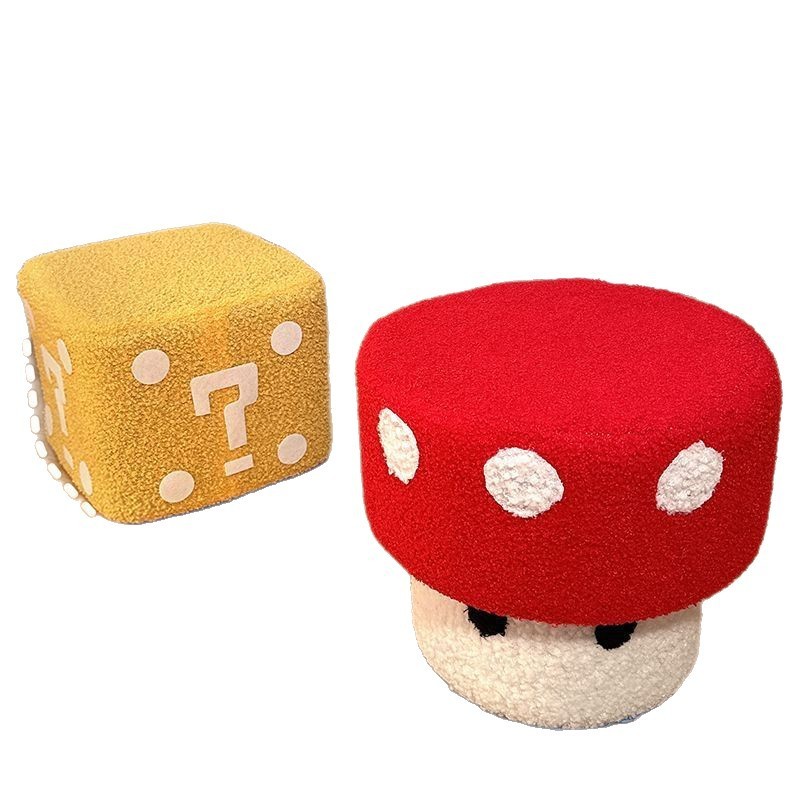 COD สตูลเห็ด เก้าอี้ ลูกเต๋าความคิดสร้างสรรค์สำหรับห้องนั่งเล่น สตูลวางเท้า - รูปที่ 7