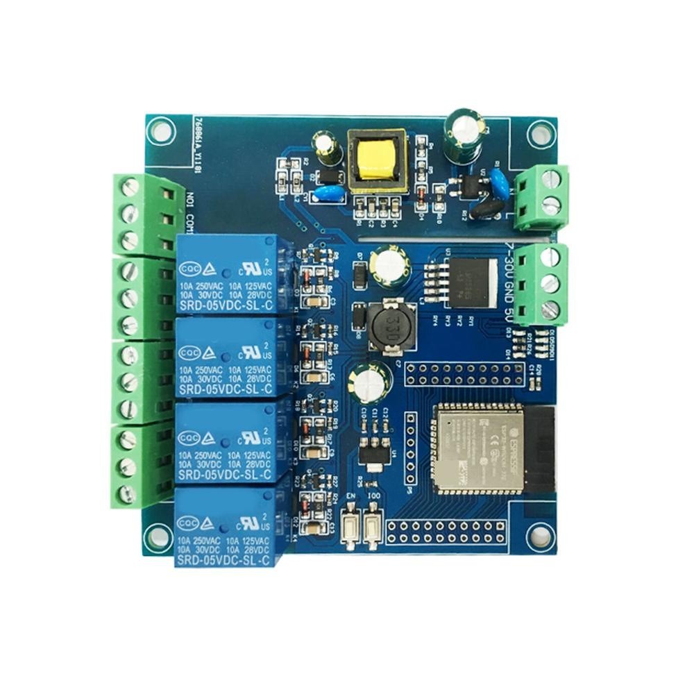 ❉AC/DC Power Supply ESP32 WIFI For Bluetooth BLE 4 CH Relay Module ESP32-WROOM Development Board ESP