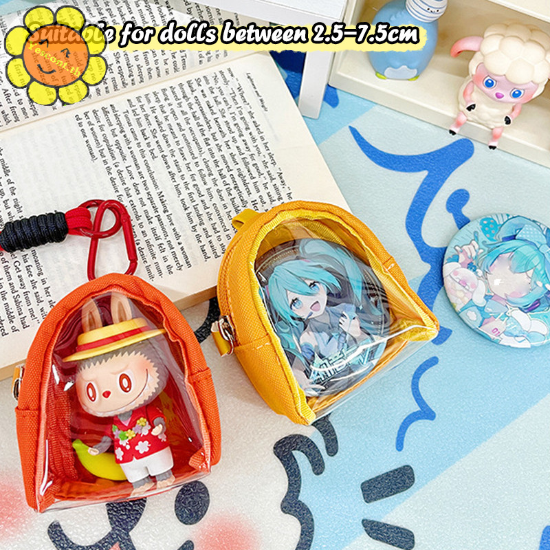 Yescont โปร่งใส PVC Mystery กล่องสําหรับ 25-75 มม.ตุ๊กตาของเล่นกระเป๋าเครื่องประดับกระเป๋าสตางค์ Thicken ของเล่นตุ๊กตาของขวัญกระเป๋า TH