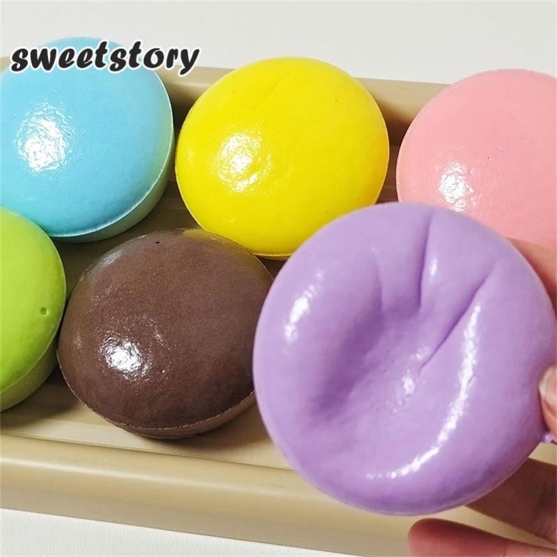 ช้า Rebound ขนมปังเหนียวเค้กนุ่มเหนียว Squishy ช้า Rising ช้า Rebound Pinch Decompression Fidget ของเล่น sweetstoryy