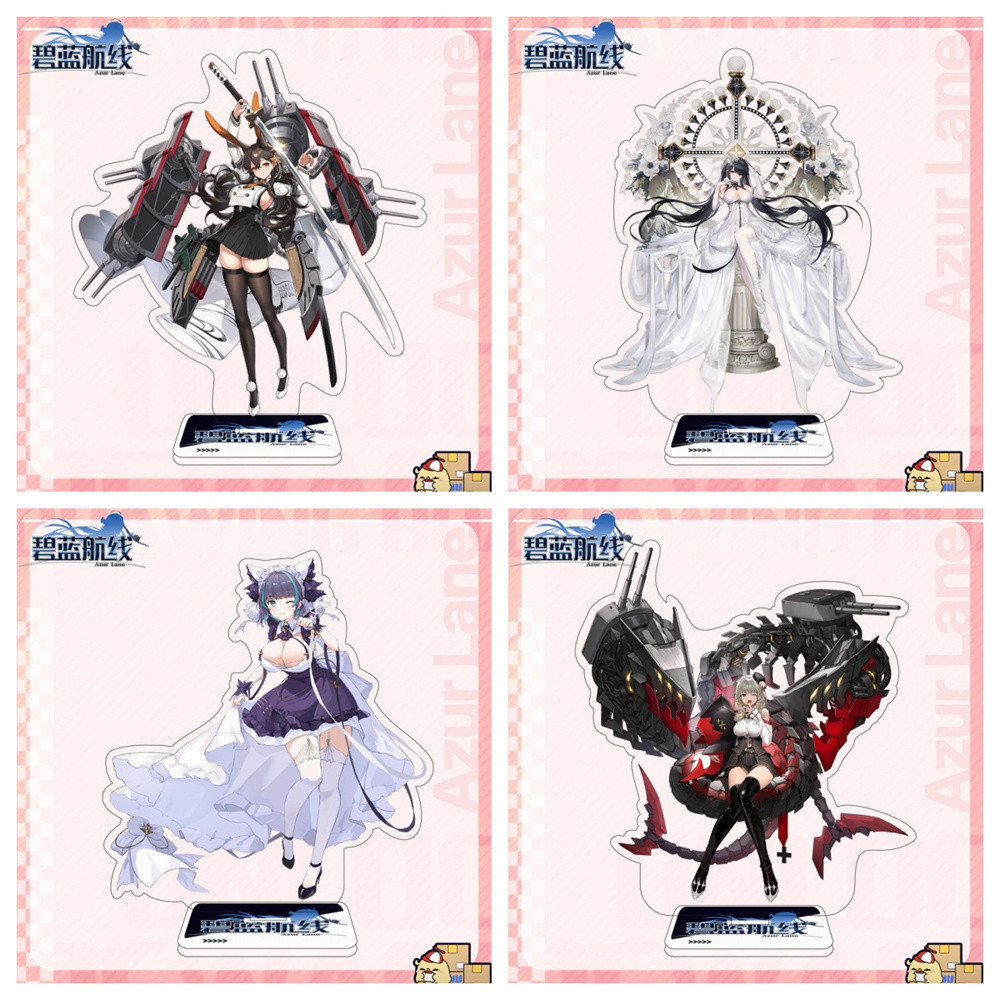 พวงกุญแจ, Standee Azur Lane Ayanami Kaga Mikasa Akagi อะนิเมะเกมโต๊ะศึกษาตกแต่ง, ทํางานร้านค้าขนาดเล