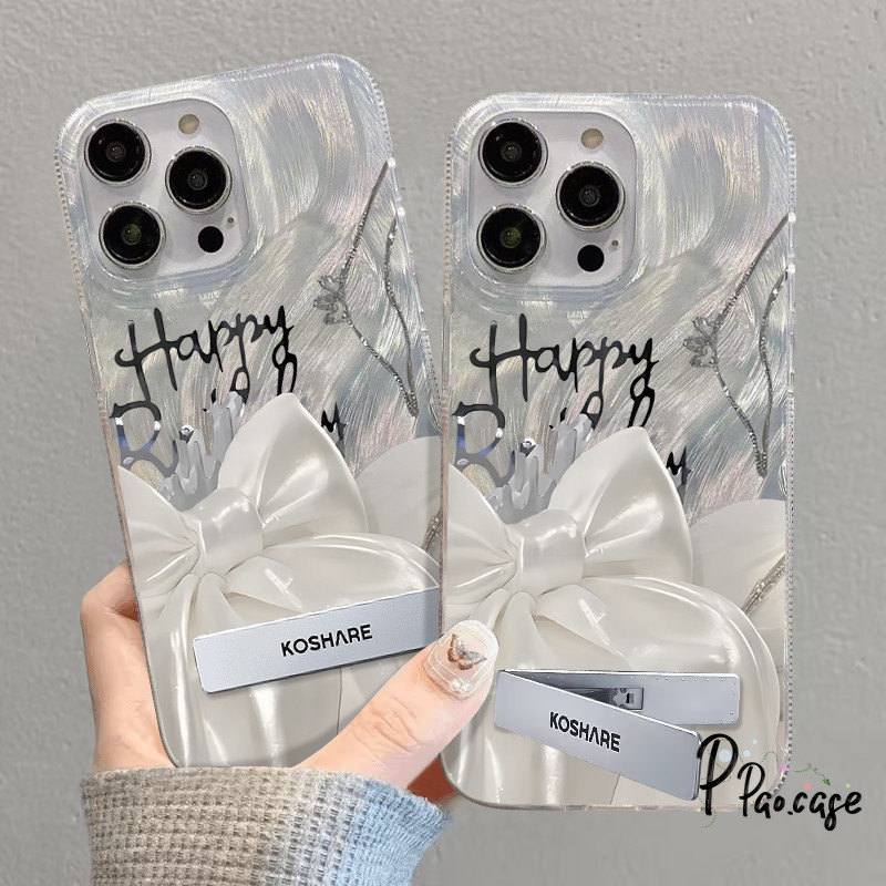 ที่รักตัวยึด ที่มีความสุขเข้ากันได้กับ IPhone 8Plus 11 XR 7Plus 13 15 12 14 Pro Max 15 14 X SE XS Max ฝาครอบเปลือกอ่อน
