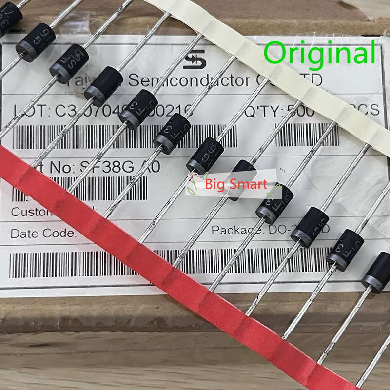 10 ชิ้น SF38G 3A 600V DO-201AD ultrafast การกู้คืนไดโอด SF36G 3A 400V เดิม