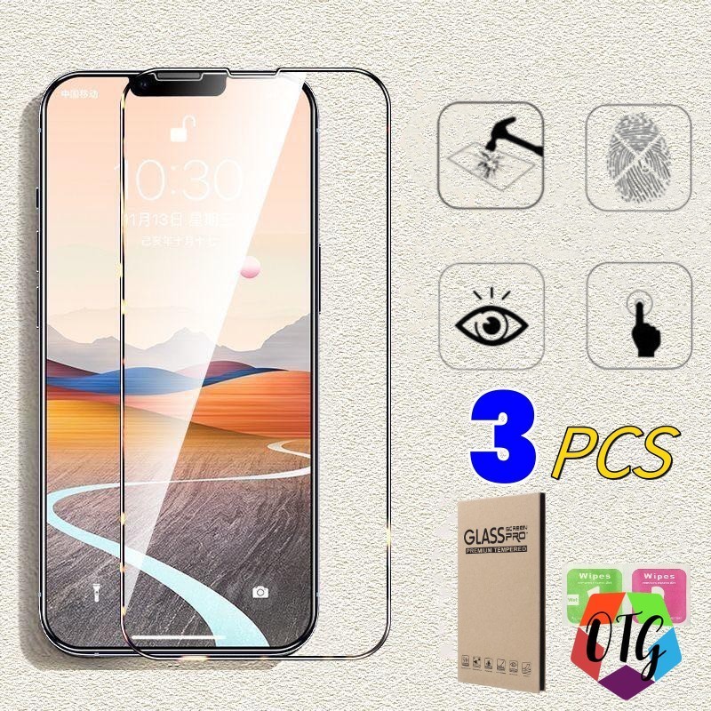 3ชิ้น ฟิล์มกระจก for Xiaomi 13t Pro 14 13 11 Lite 5g Ne Poco C65 X3 F6 M6 X6 Pro X3 Nfc X4 Gt F3 F4 
