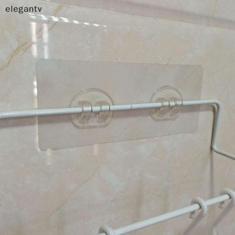 Egn ตะขอกาวติดผนังภายใต้ลวดชั้นวางไม้แขวนเสื้อผู้ถือ Clamp Organizer N