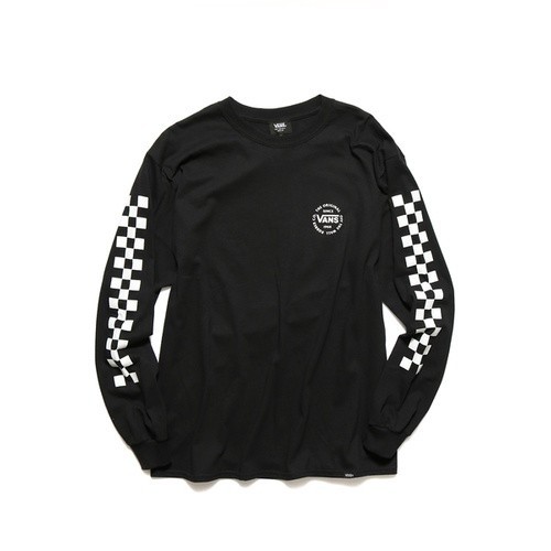 Checker L/S T-Shirt เสื้อยืดแขนยาวสําหรับบุรุษและสตรี TEE
