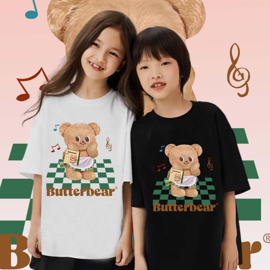 (พร้อมจัดส่งค่ะ) Butterbear เสื้อยืดเด็ก butter bear Children's T-shirt gogirlgo1.th แฟชั่นสําหรับผู