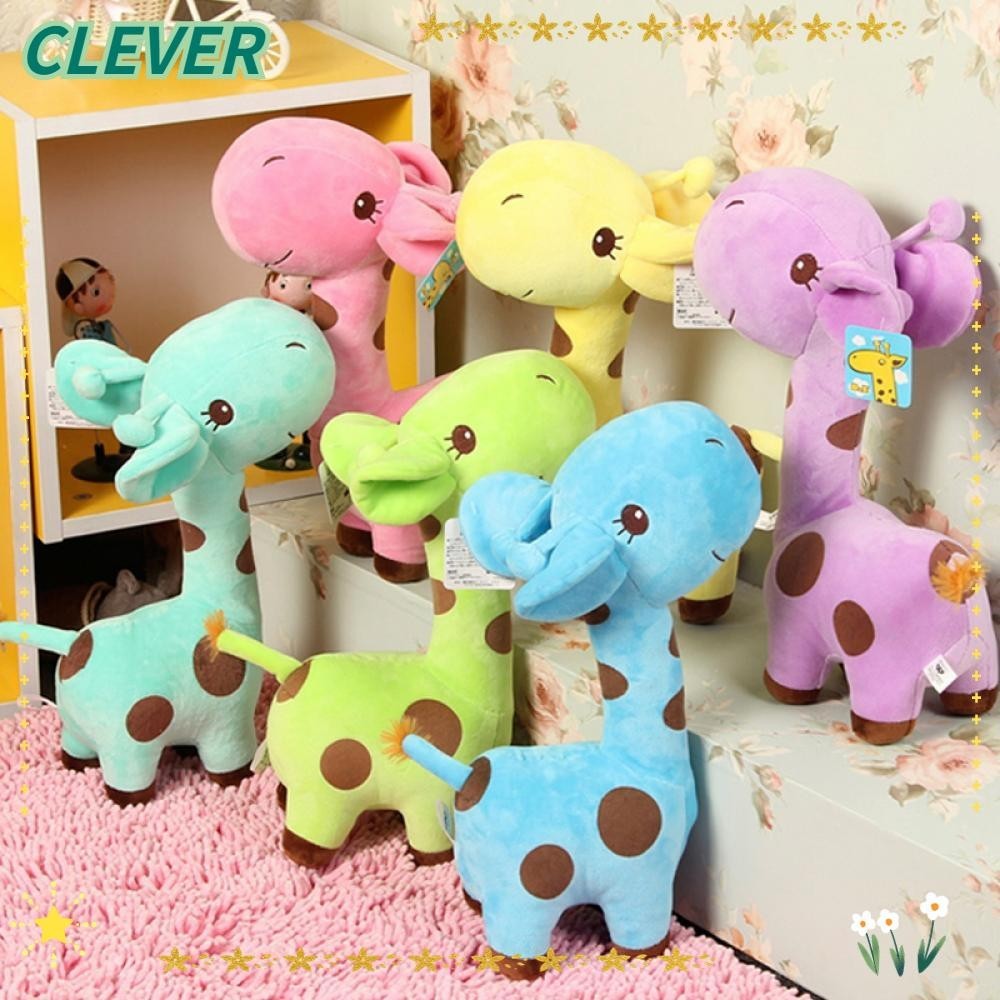 Clever 18 ซม. ตุ๊กตายีราฟน่ารักของขวัญเด็กสัตว์กวางตุ๊กตา