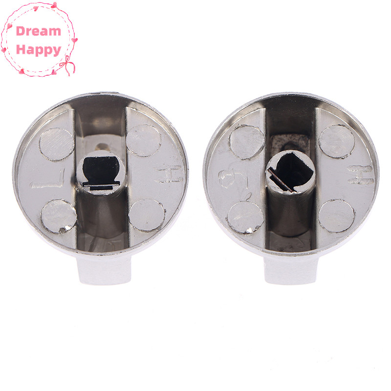 Dreamhappy โลหะ 8 มม.Universal Silver เตาแก๊สปุ่มควบคุม Adaptors สวิตช์เตาอบ TH