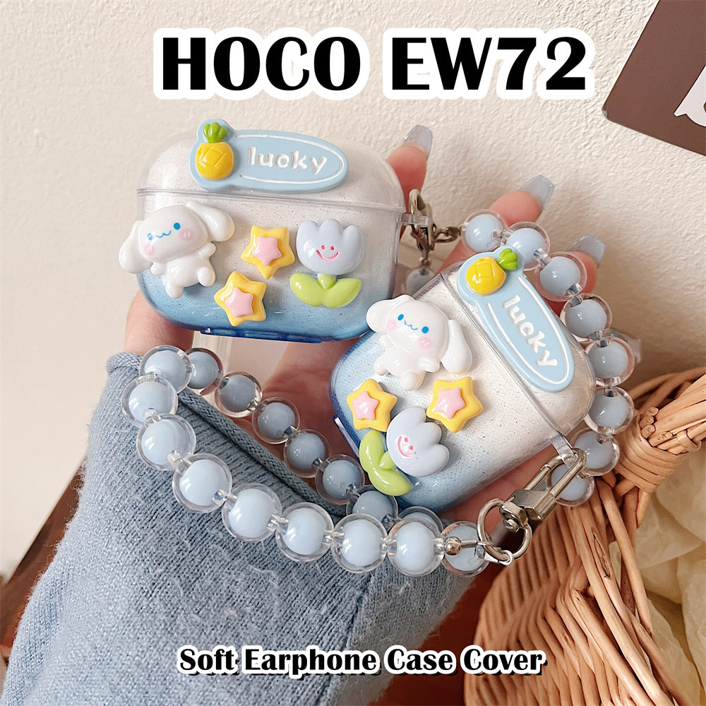 ส่วนลดสําหรับ Hoco EW72 Case Casing Soft Silicone DIY Cute Style Headphone Case Cover
