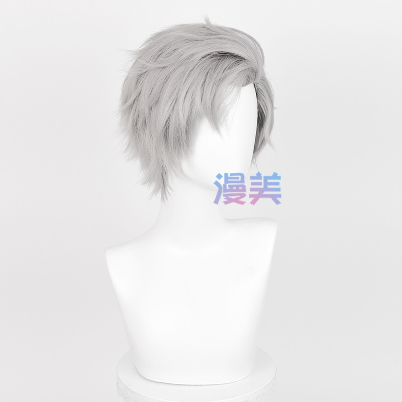【Manmei】Love and Deepspace Sylus Cosplay Wig 30cm Short Heat Resistant Synthetic Hair - รูปที่ 2