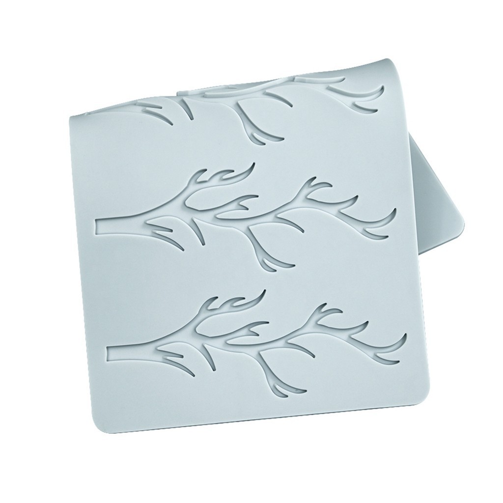 3d สาขาเค้กลูกไม้แม่พิมพ์ซิลิโคน Mould Fondant แม่พิมพ์ช็อกโกแลตลายฉลุเค้กตกแต่ง Border Bakeware - รูปที่ 2