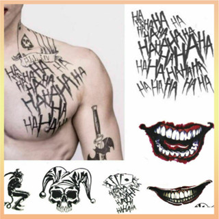 ฮาโลวีนแบทแมน Joker รอยสักชั่วคราว Suicide Squad เครื่องแต่ง…