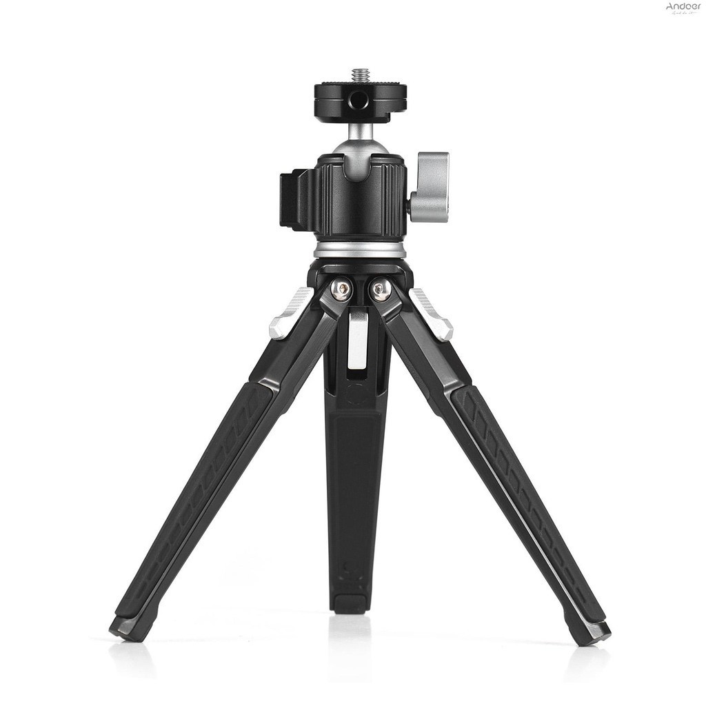 มัลติฟังก์ชั่มินิขาตั้งกล้องสก์ท็อปขาตั้งกล้องยืนอลูมิเนียมอัลลอยด์360° หัวบอลหมุนได้พร้อมที่ยึดรองเท้าเย็นสูงสุด.3กก.ความจุโหลดสําหรับ วิดีโอบล็อก สตรีมมิ่งสดบันทึกวิดีโอ