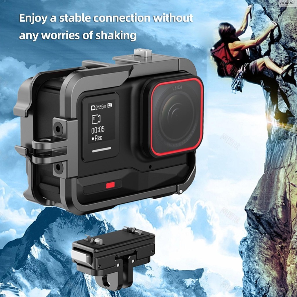 Magnetic Quick Release Mount สําหรับกล้องกีฬาอะแดปเตอร์แม่เหล็ก Mount อลูมิเนียมสําหรับ Insta360 Ace/ Ace Pro