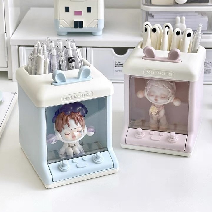 พร้อมส่ง กล่องโชว์โมเดล กล่องรุ่นโปร่งใส ตู้โชว์ตุ๊กตา กล่องดินสอ กล่องเก็บเครื่องเขียน กันฝุ่น