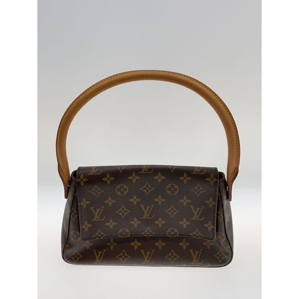 LOUIS VUITTON Handbag Monogram Looping Canvas Brown PVC Patterned all over Direct from Japan Secondh