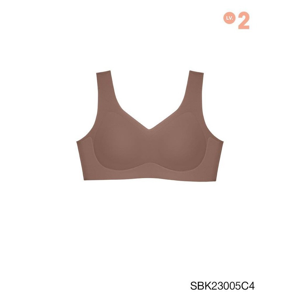 SABINA FOREVER YOUNG Soft Collection Level 2 เสื้อชั้นในไม่มีโครง รหัส SBK23005C4 สีเนื้อแทน