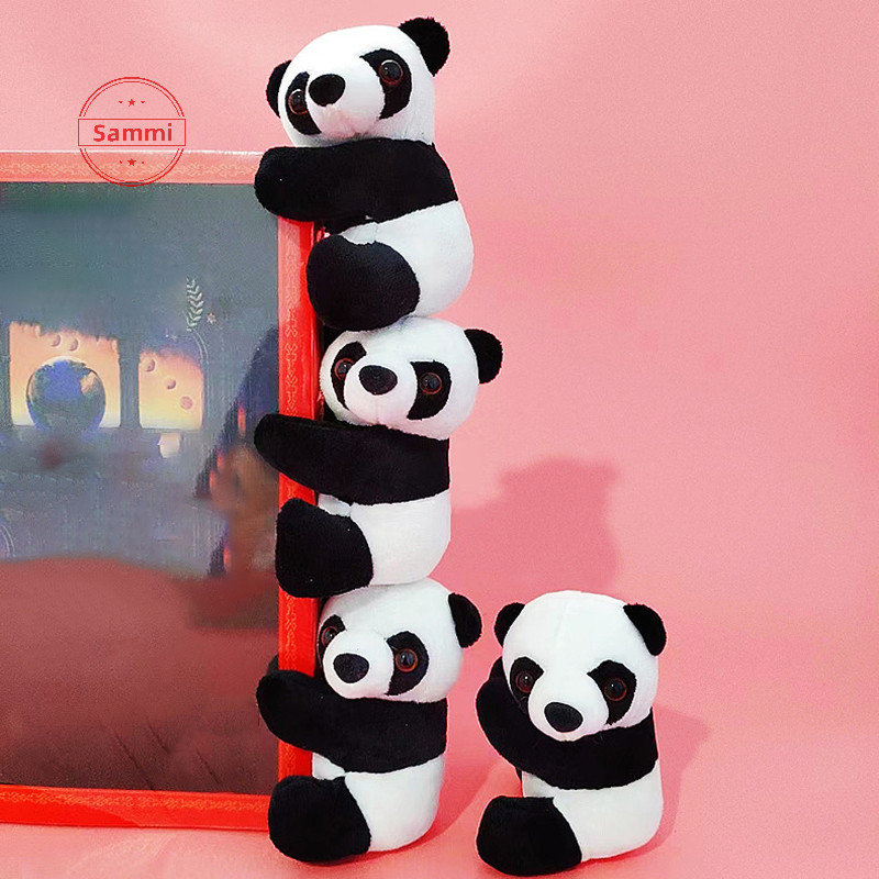 Sammi Panda ตุ๊กตาตุ๊กตานุ่มสัตว์ Panda คลิปกอดผ้าม่านคลิปตุ๊กตา TH