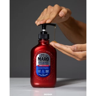 Maro Body & face Cleansing Soap สบู่ 2in1 450 ml. ชำระผิวกายและล้างหน้า กลิ่น Herb Citrus ขจัดความมัน ชำระสิ่งสกปรก[PC]