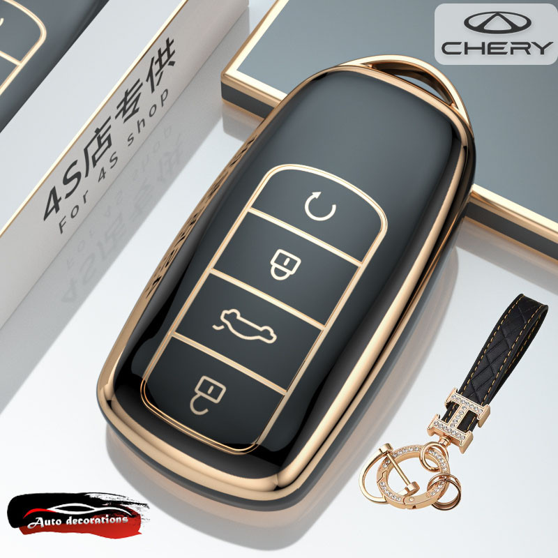 TPU ฝาครอบกุญแจรีโมทปลอก เคสกุญแจ Chery JAECOO 7 Chery C5 ev tiggo 8pro tiggo 7pro omoda 5 omoda E5
