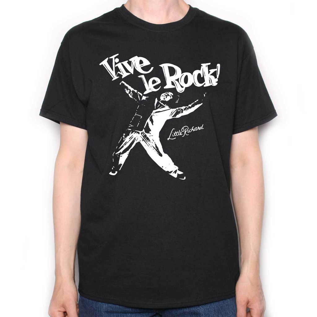 [XS-3XL] Classic Punk - Vive Le Rock Little Richard Old Skool Hooligans Destroy Sportswear เสื้อยืดผ