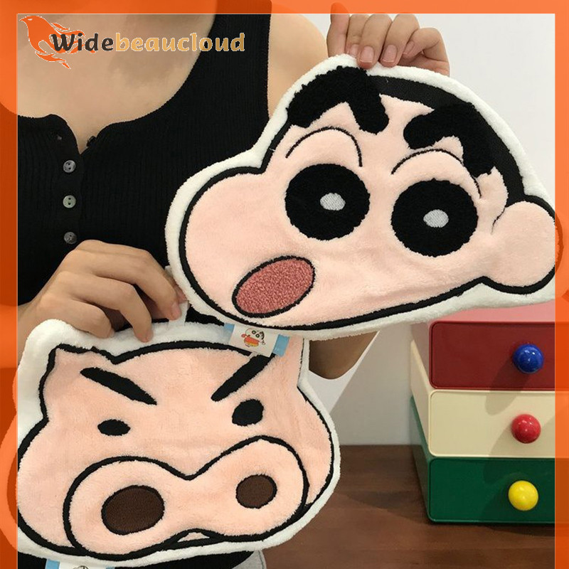 Widebeaucloud ผ้าเช็ดมือแบบแขวนสร้างสรรค์หนากํามะหยี่ปะการังเด็กปักผ้าขนหนูขนาดเล็กผ้าเช็ดตัวครัว Nice