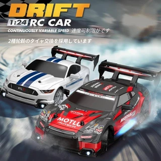 Gtr RC 1/24 4WD Drift Racing รถของเล่น AE86 รถรุ่น Ford Mustang กีฬาสไตล์รถรีโมทคอนโทรลความเร็วสูงของเล่นรถ