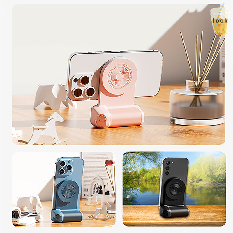 [LO] Macsafe Magnetic Camera Handle Stabilizers สําหรับโทรศัพท์มือถือ Photo Anti-shake Selfie สําหรั