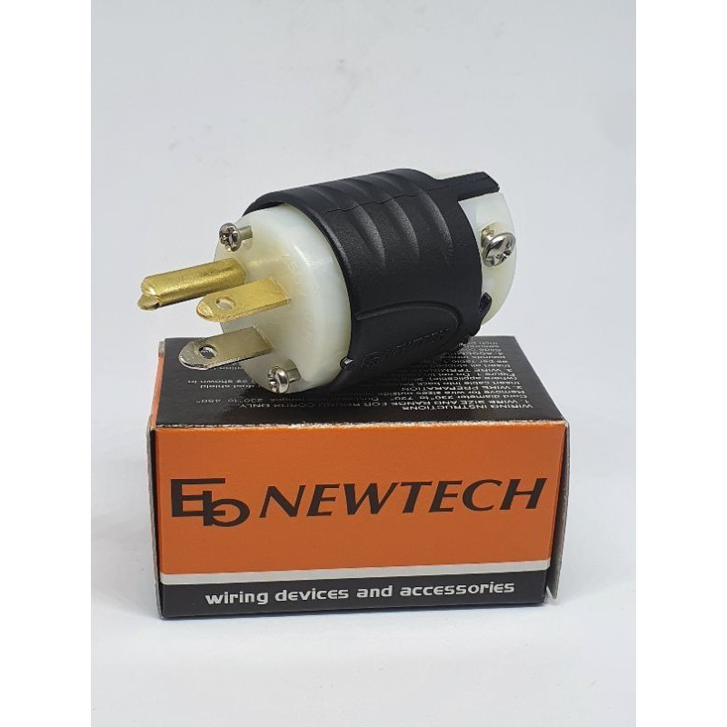 ปลั๊กตัวผู้ 3 ขา EG NEWTECH รุ่น EBP316-M (ราคาต่อ 1 ชิ้น )
