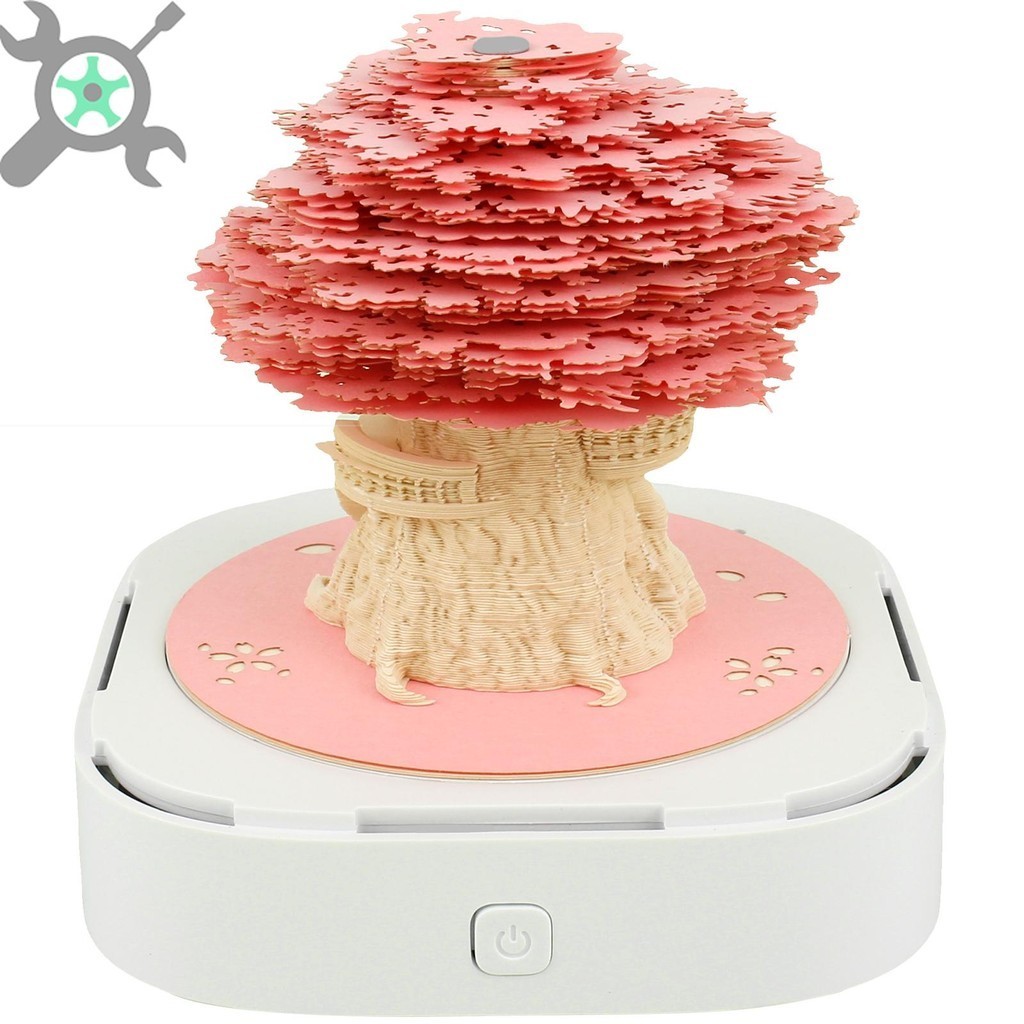 3d ปฏิทินตั้งโต๊ะ Creative 3D Memo Pad ตกแต่ง 3D Art ปฏิทิน LED Light Tear Away 3D Memo Pad ปฏิทิน P