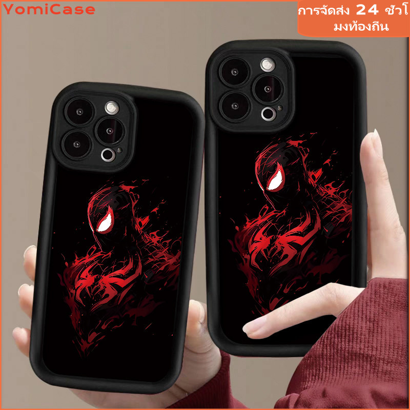 เคส Spider Man เคส Oppo A11 A5 A7 A15 A16 A17 A31 A33 A55 A77 A78 A38 A32 Reno5 F19 A54 คดีโอปโป เคสโทรศัพท์