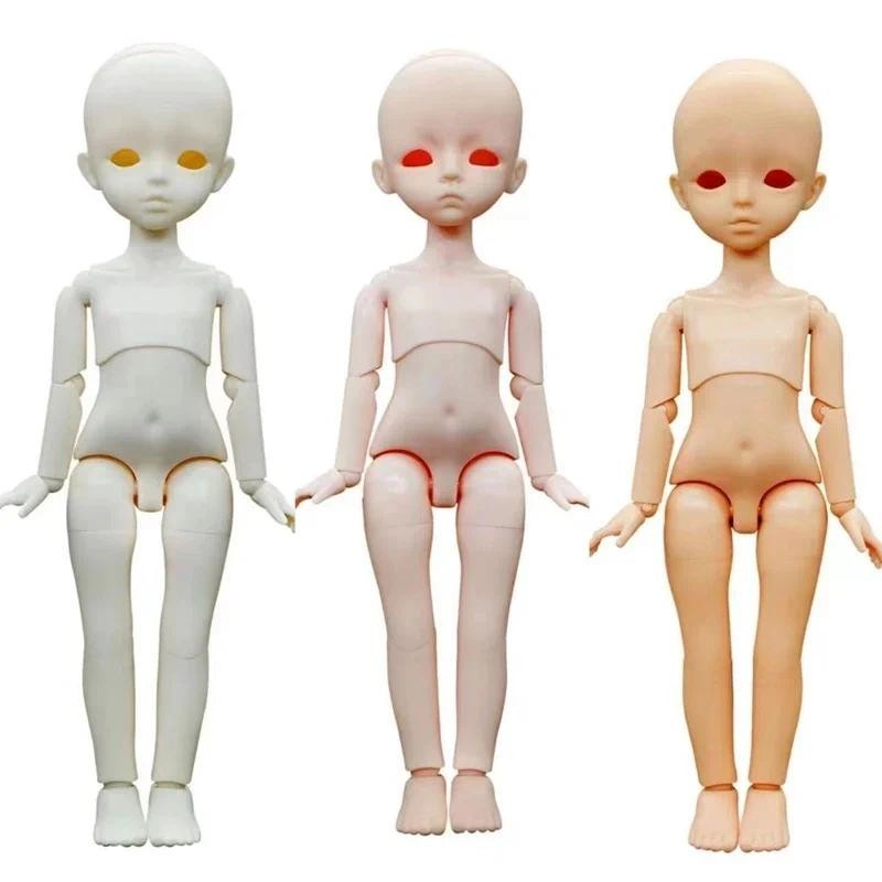 1/6 Bjd Body Part สีขาว/สีชมพู/Tan Skin ตุ๊กตาอุปกรณ์เสริมหลายข้อต่อเคลื่อนย้ายได้ 25 ซม.ความสูงสาวแต่งตัวของเล่น - รูปที่ 3