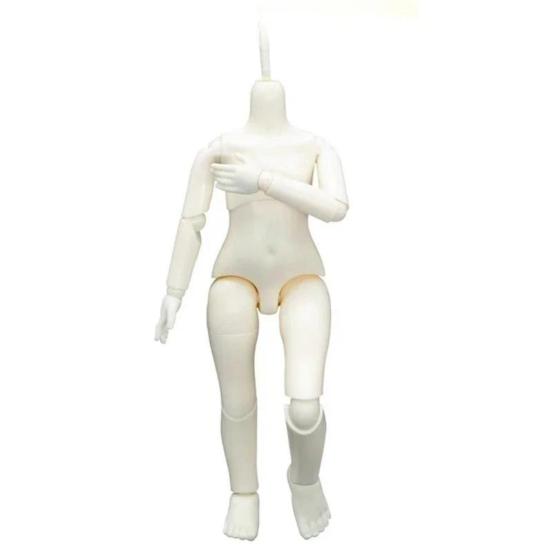 1/6 Bjd Body Part สีขาว/สีชมพู/Tan Skin ตุ๊กตาอุปกรณ์เสริมหลายข้อต่อเคลื่อนย้ายได้ 25 ซม.ความสูงสาวแต่งตัวของเล่น - รูปที่ 5