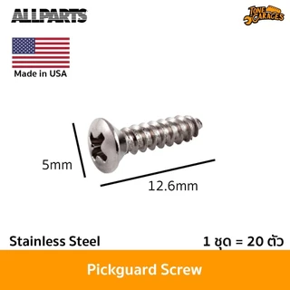 Allparts Pickguard Screw น็อตยึดปิ๊กการ์ด 1 ชุด มี 20 ตัว (GS-0001)
