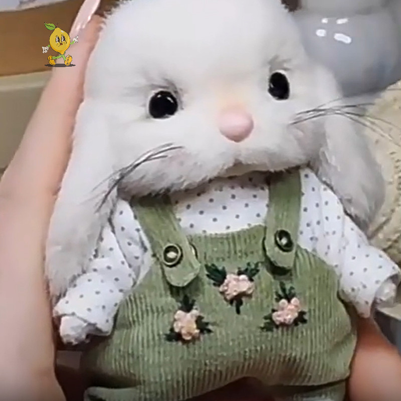 [mozh] Kawaii Furry Bunny พวงกุญแจการ์ตูน Gardener ตุ๊กตากระต่ายสําหรับกระเป๋าจี้ขนนุ่มพวงกุญแจสัตว์สําหรับของขวัญ [TH]