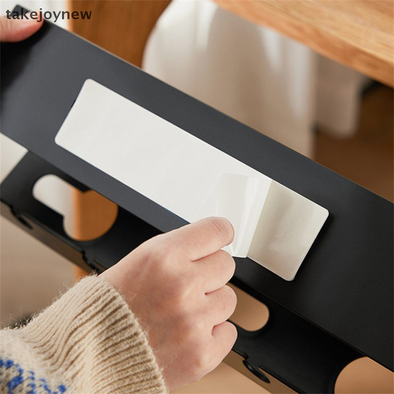 [takejoynew] Under Desk Cable Management Cable Tray Under Desk With Clamp Power Strip Cord Holder No Punching Sappcious Supplies KLB