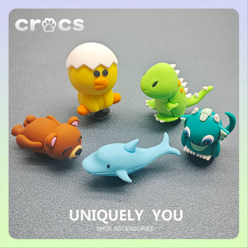 Jibbitz Crocs Charm Shoe Buckle Croc น่ารัก 3D การ์ตูน DIY อุปกรณ์เสริม Crocs รองเท้าอุปกรณ์เสริม