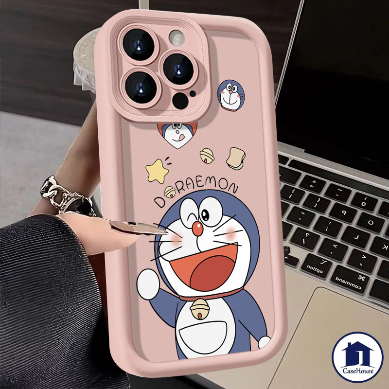 น่ารัก Doraemon เคสอ่อน เข้ากันได้สำหรับ Samsung A05 A15 A05s A14 A03s A54 A12 A23 A24 A30s A32 A25 A04s A03 A02s A13
