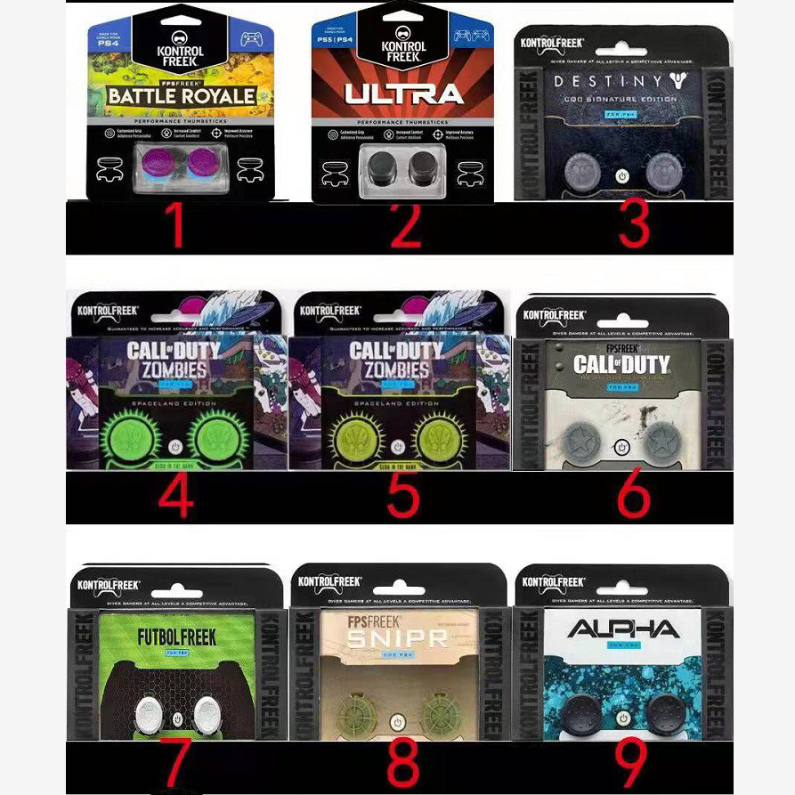 1 ชุด FPS Thumbstick เปลี่ยนสําหรับ PS4 และ PS5 จอยสติ๊ก Extender Thumb Grip Stick ฝาครอบหมวก - รูปที่ 2