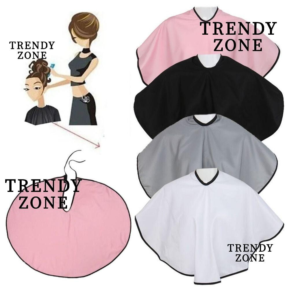 Trendyzone ผ้าคลุมไหล่ผมย้อม, ผ้าคลุมตัดผมแบบใช้ซ้ําได้กันน้ํา, เครื่องมือขายร้อนผ้าทําผมป้องกันไฟฟ้าสถิตย์