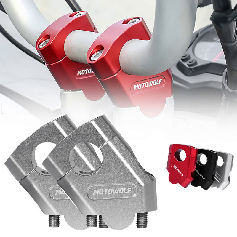 gS สำหรับ HONDA CBF500 CBF600 CBF1000 CBF 500 CBF 600 CBF 1000รถจักรยานยนต์3สี Handlebar Riser บาร์จ