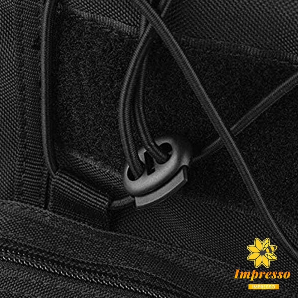 Impresso สต๊อปเปอร์ ตัวล๊อคเชือก ตัวล็อคสาย อุปกรณ์เสื้อผ้า วัสดุพลาสติก สีดำ rope stopper - รูปที่ 7