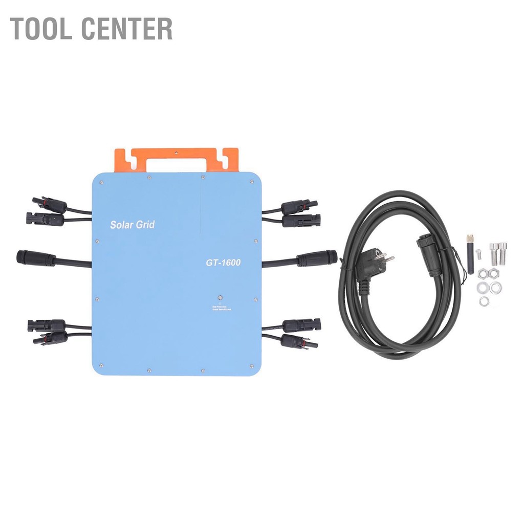 Tool Center Solar Grid Tie Micro INVERTER WIFI อัตโนมัติ Power 1600W EU Plug 230V