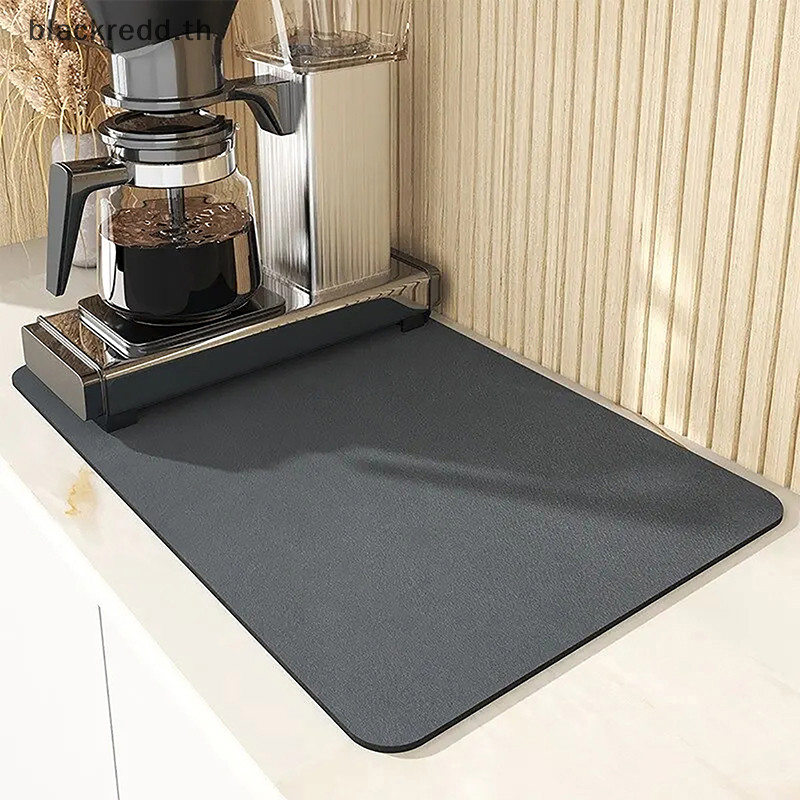 Bred จานแห้ง Super Absorbent Hide Stain ยาง Backed Kitchen Counter อาหารเย็นบนโต๊ะอาหารภายใต้กาแฟบาร์หม้อถ้วย Mat.